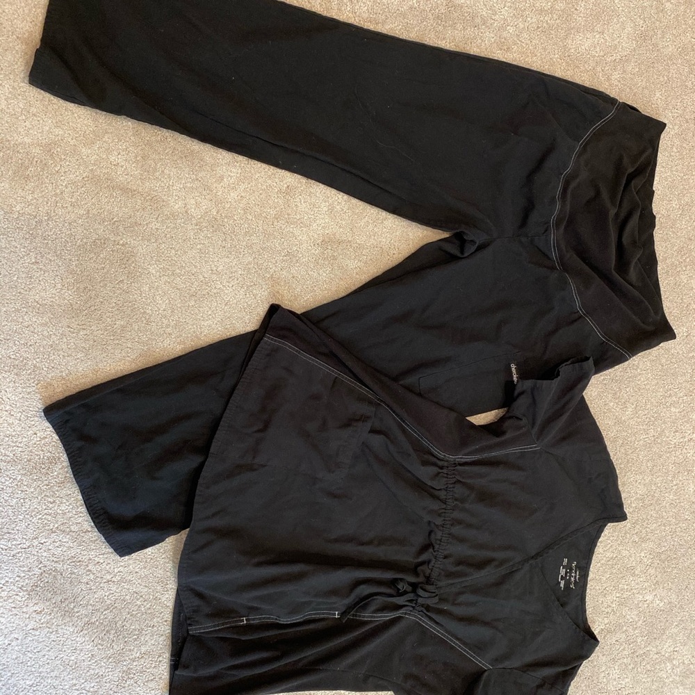 Maternity scrubs - Medium Petite Cherokee black